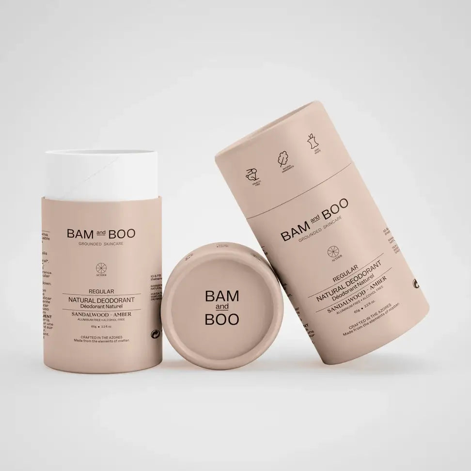 BAMandBOO Natural Deodorant | Sandalwood, Amber, Vanilla