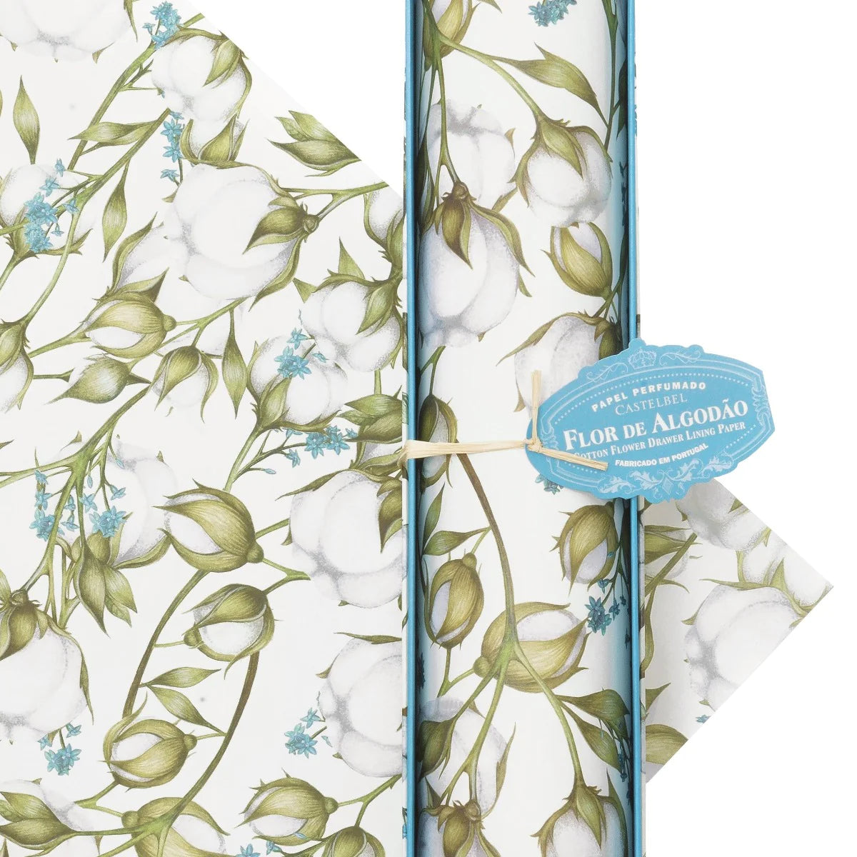 Castelbel Cotton Flower Scented Drawer Liner My Portuguese Market Castelbel Cotton Flower Scented Drawer Liner My Portuguese Market