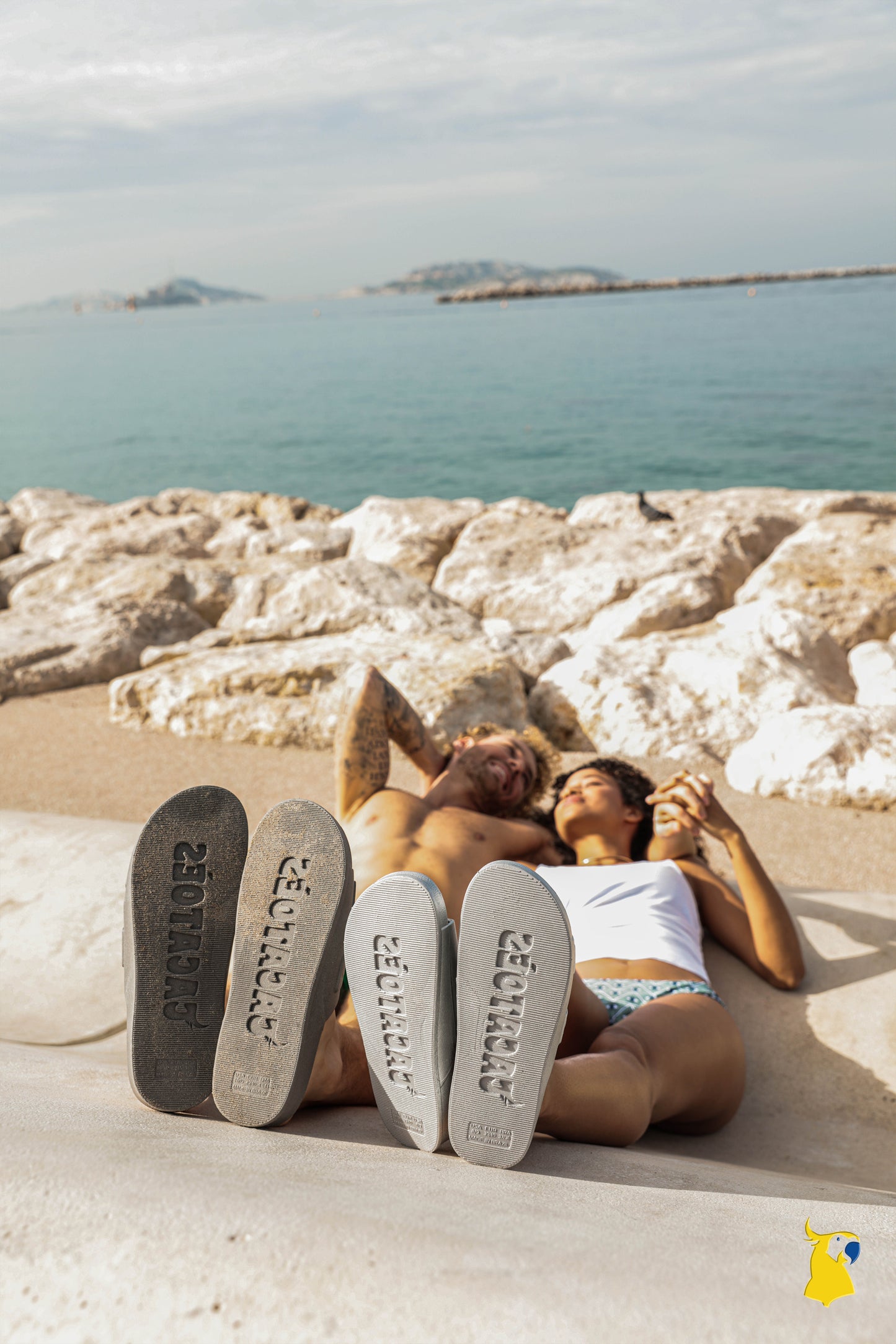 Cacatoès // Rio De Janeiro Cool Grey Sandals