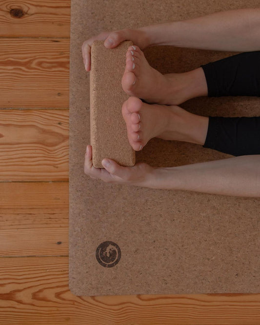 The Essential Cork Yoga Block by Gecko