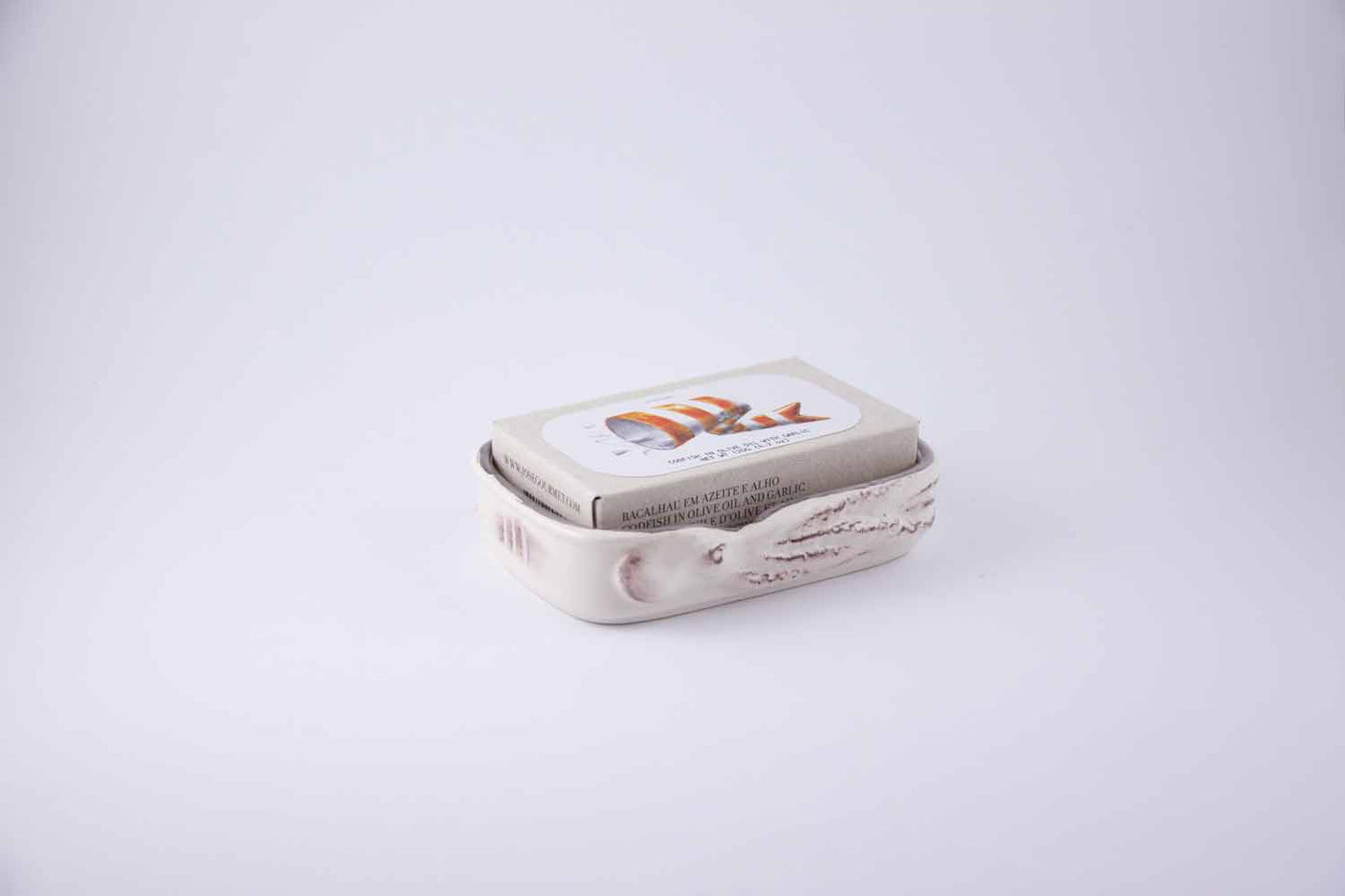 José Gourmet Octopus Ceramic Plate (White)