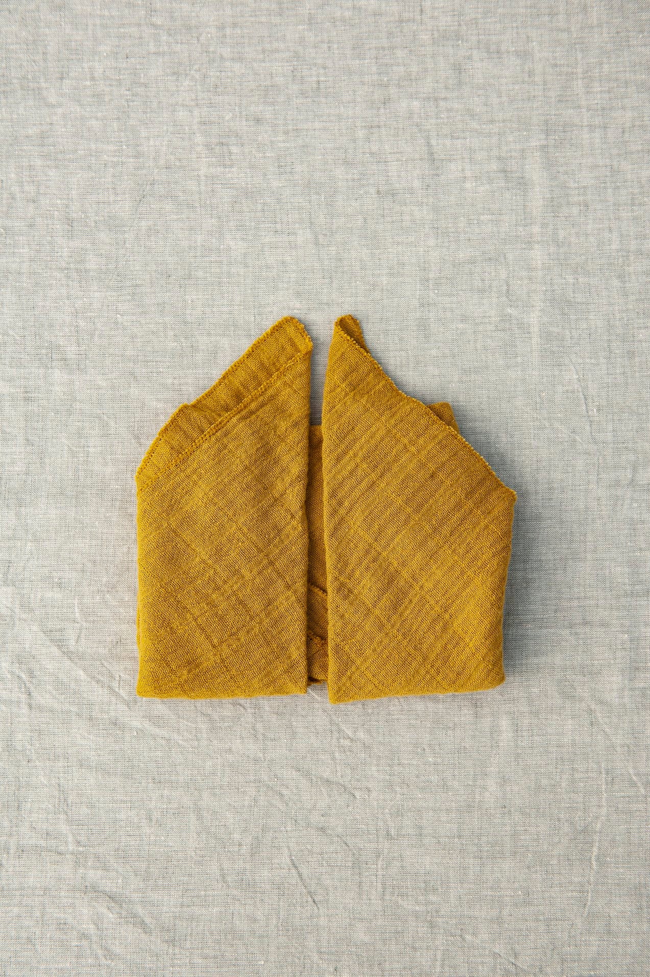 BICLA // Set of 2 Bentos Mustard with Overlock Small/Medium