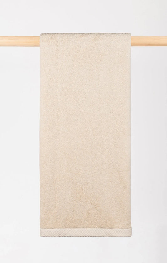 Torres Novas Bath Sheet "X from Scratch" (Natural)