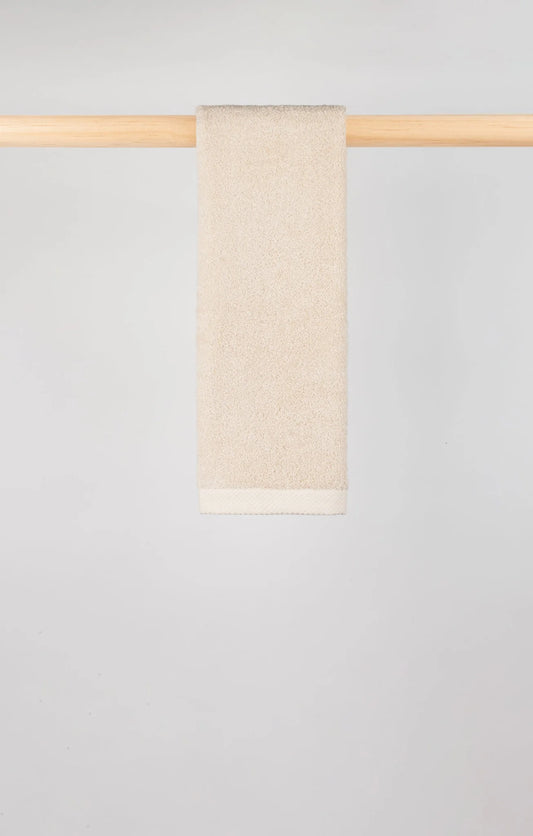 Torres Novas Hand Towel "X from Scratch" (Natural)