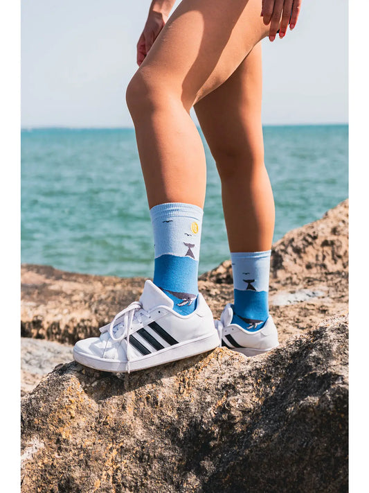 Chulé Socks "Island" Collection // Whales