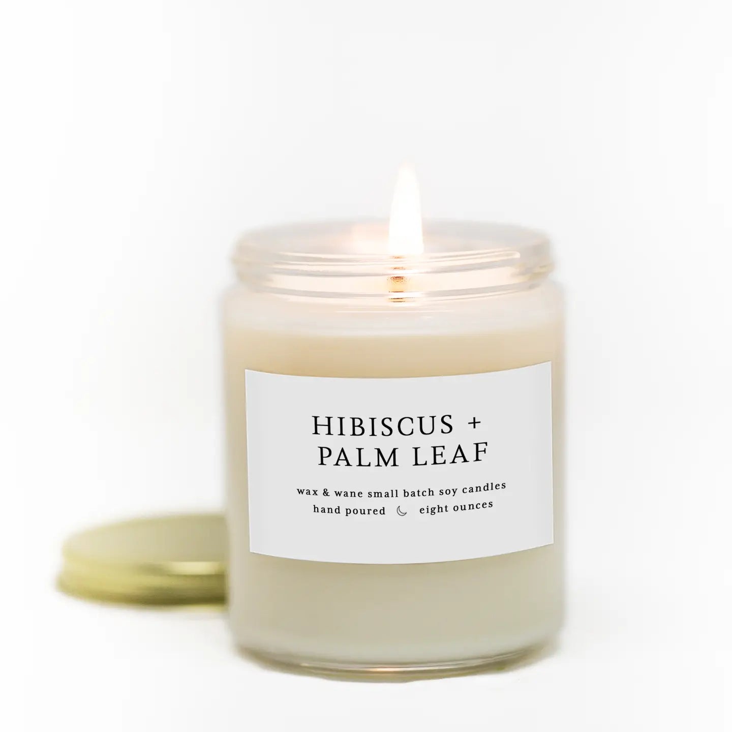 Wax & Wane Candles // Hibiscus Palm Leaf