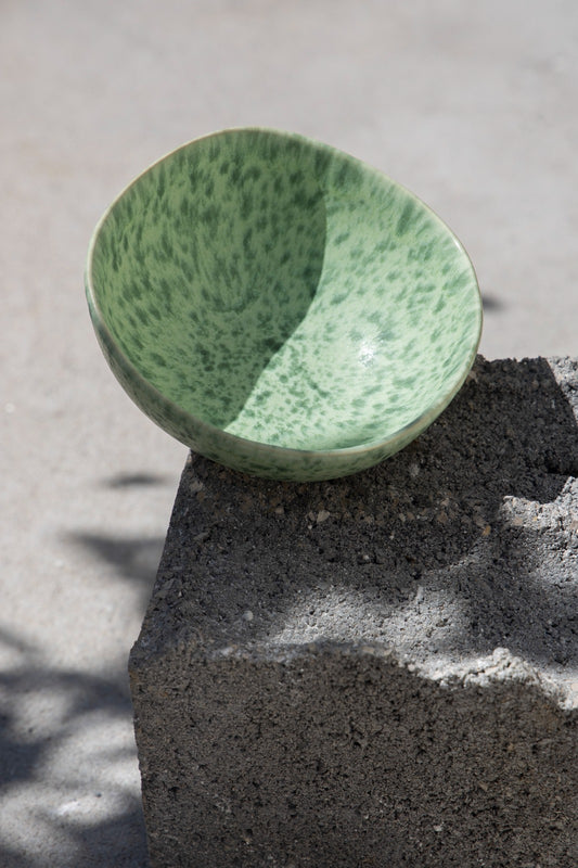 San Pi Stoneware Bowls Set (Green)