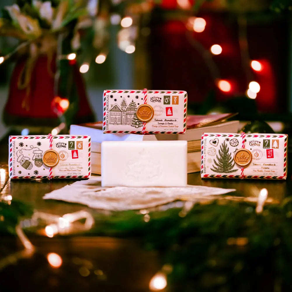 Holiday Village Postcard Soap // Clove & Mint