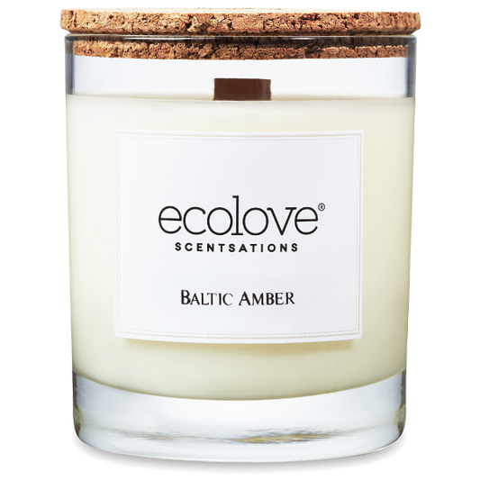 Ecolove Baltic Amber Candle (Single Wick)