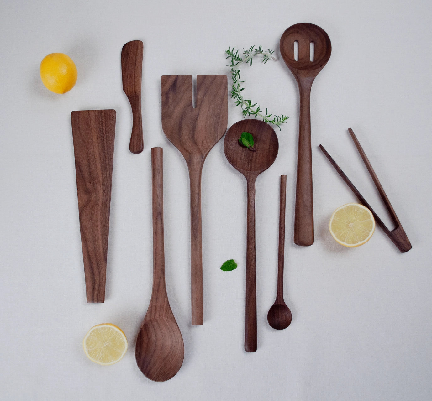 J Brody & Co // Walnut Wooden Scraper Spatula