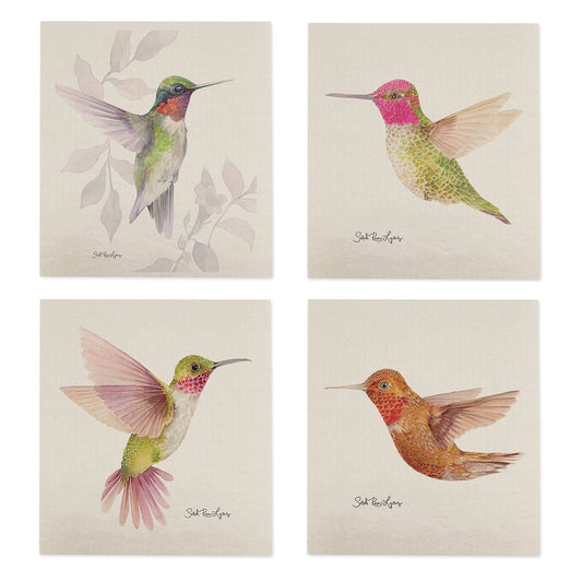 Swedish Dishcloth / "Ruby-Throated Hummingbird"