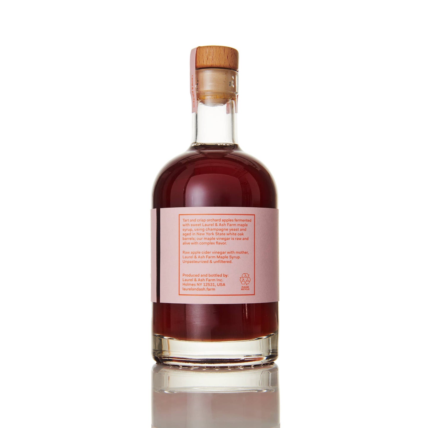 NEW Laurel & Ash Barrel Aged Maple Vinegar / 375 ml
