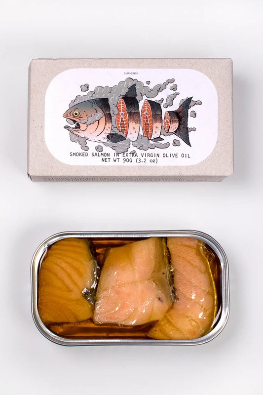 José Gourmet Smoked Salmon in Extra Virgin Olive Oil
