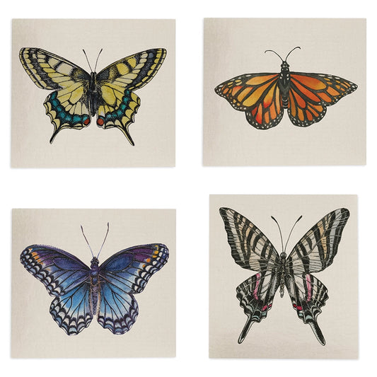 Swedish Dishcloth / "Zebra Swallowtail Butterfly"