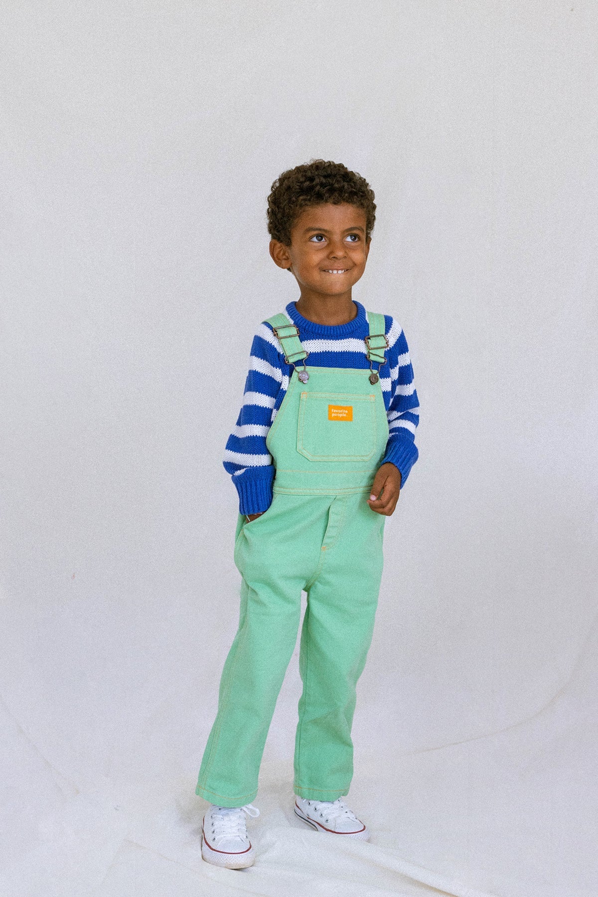 Green Cream Overalls