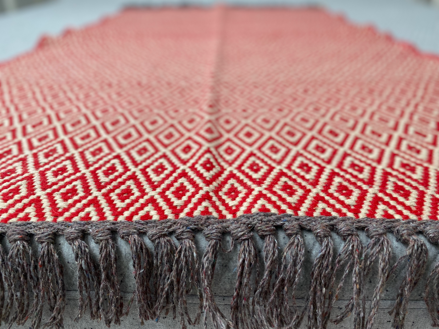 FABRICAAL // "Losangos" Red 35X59