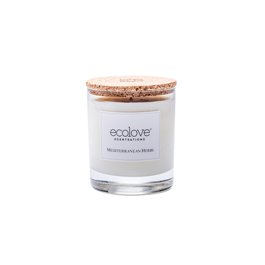 Ecolove Mediterranean Herbs Candle (Single Wick)
