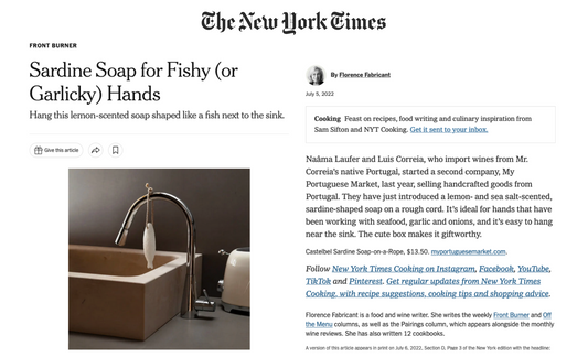 Castelbel Sardine Soap on a Rope