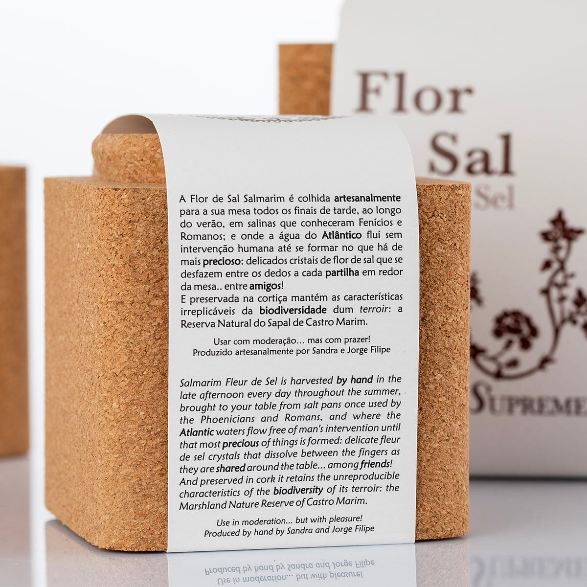 SalMarim Flor de Sal // 150gr (Large Cork Crock)