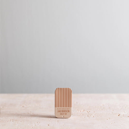 Jacobsen Co. // Infused Black Garlic Sea Salt Slide Tin
