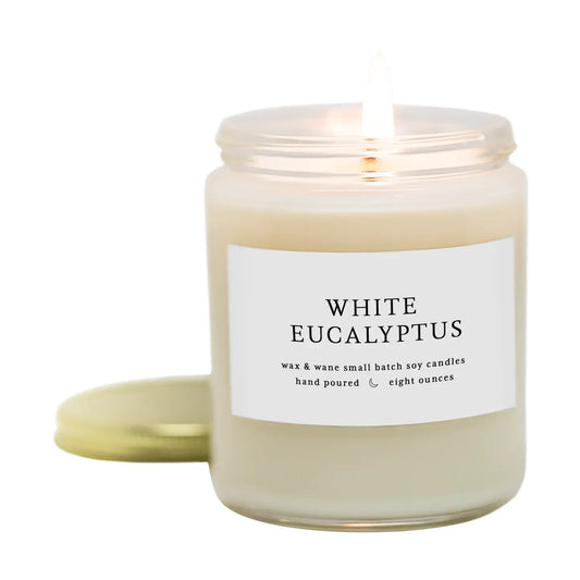 Wax & Wane Candles // White Eucalyptus