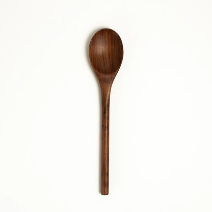 J Brody & Co // 12’’ Walnut Wooden Oval Spoon