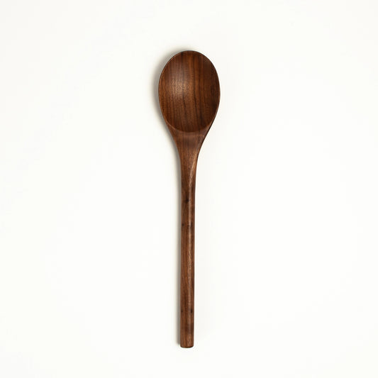 J Brody & Co // 12’’ Walnut Wooden Oval Spoon