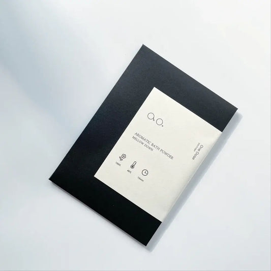 Japanese Aromatic Bath Powder by ao. // MELLOW DOWN