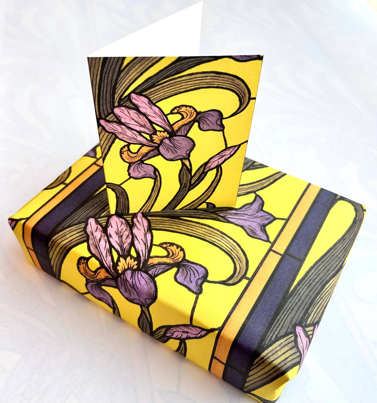 Canns Down Press Wrapping Paper: "Iris"