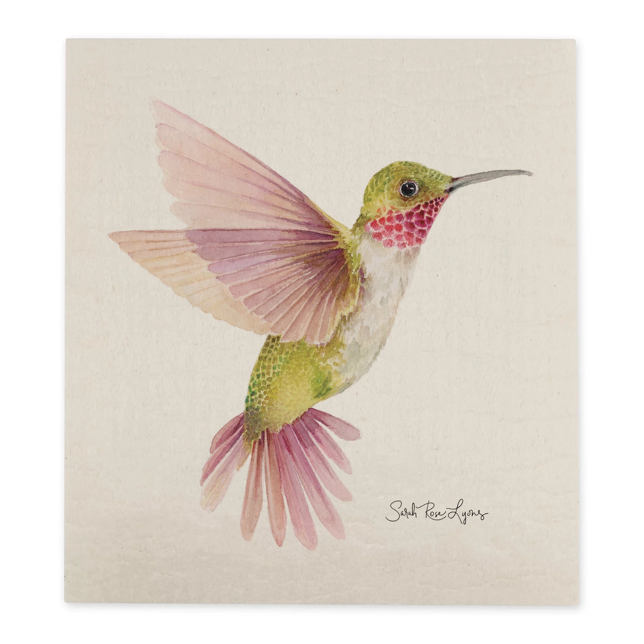 Swedish Dishcloth / "Broad-Tailed Hummingbird"