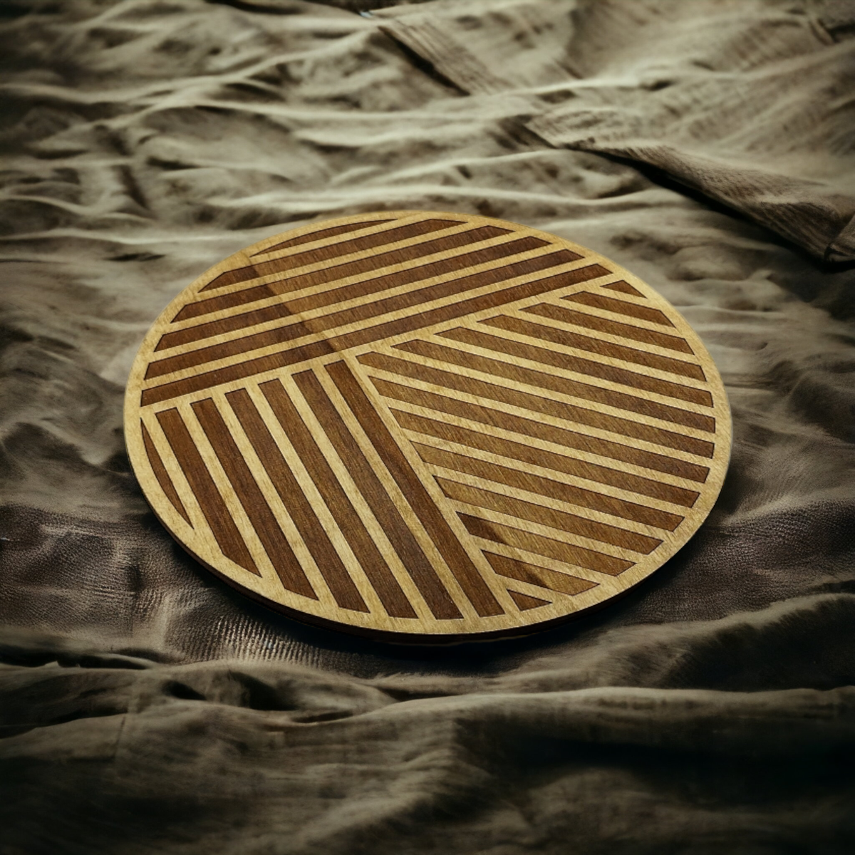 Studio Rima // Geometric Wood Trivet 2