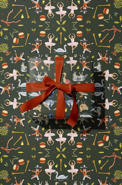 "Twelve Days of Christmas" / Wrapping Paper X Kristin Mackenzie
