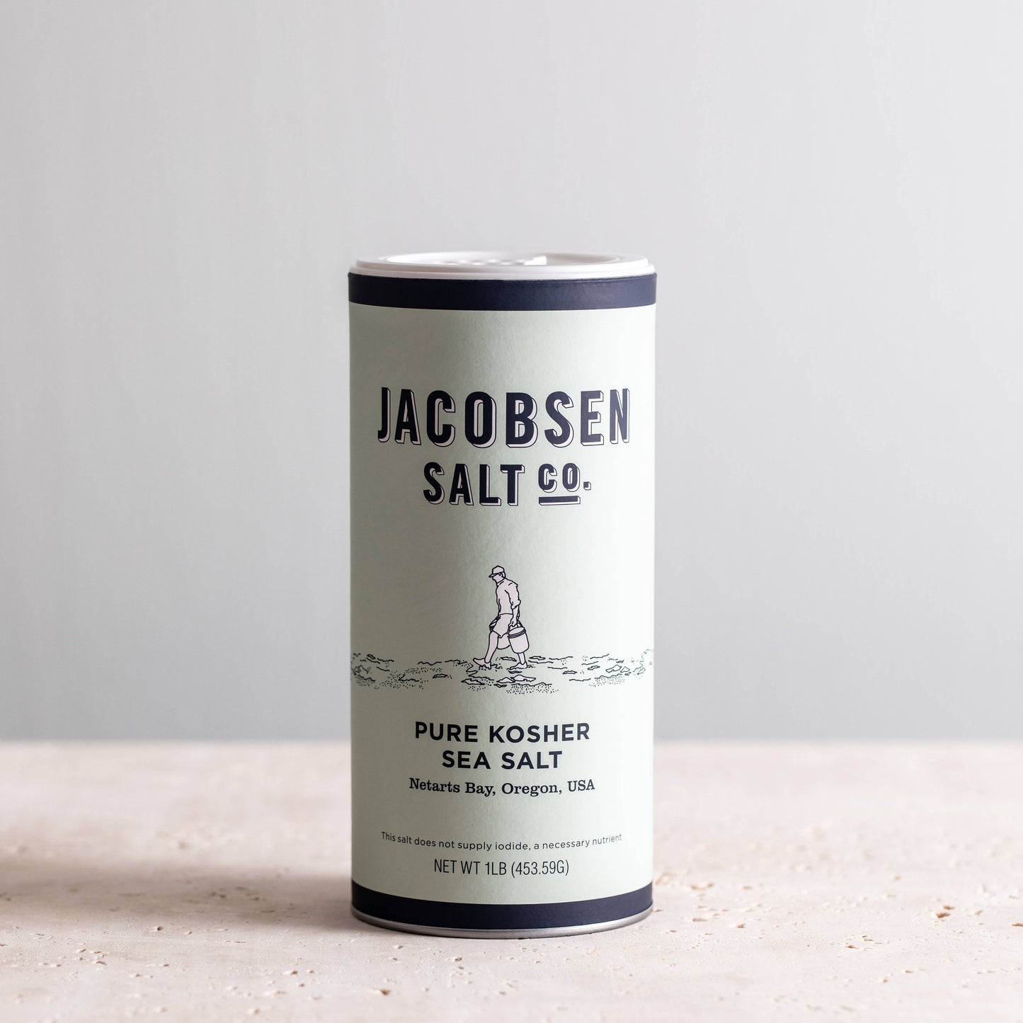 Jacobsen Salt Co. // Pure Kosher Sea Salt - 1lb Canister
