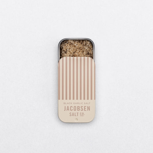 Jacobsen Co. // Infused Black Garlic Sea Salt Slide Tin