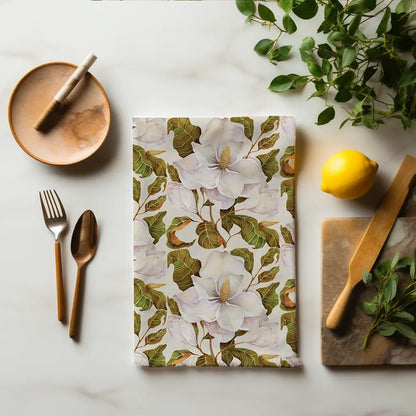 Linen Tea Towel // Magnolia