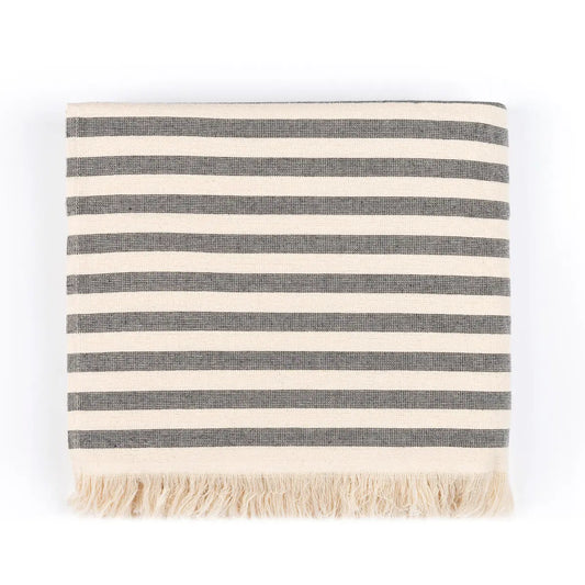 Barra Beach Towel // Black