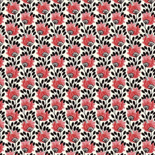 Canns Down Press Wrapping Paper: "Spotted Flowers"