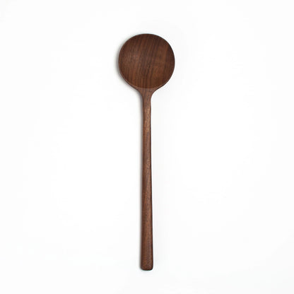 J Brody & Co // 12’’ Walnut Wooden Round Spoon
