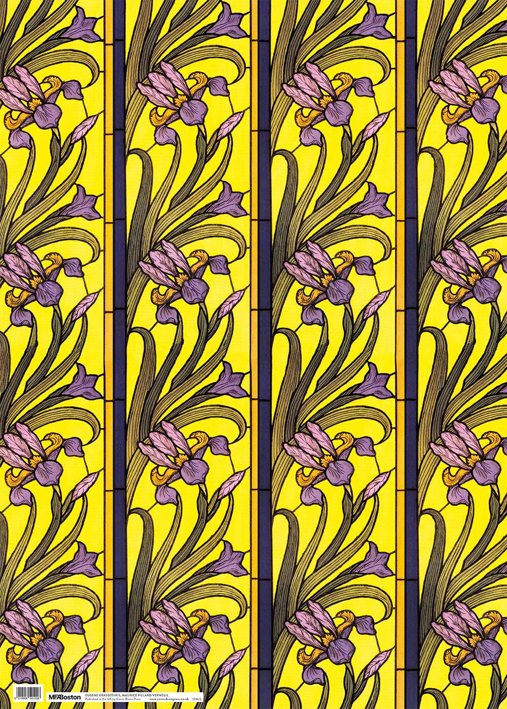 Canns Down Press Wrapping Paper: "Iris"