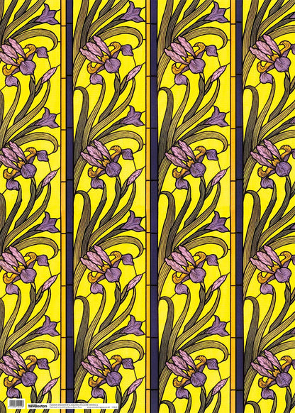 Canns Down Press Wrapping Paper: "Iris"