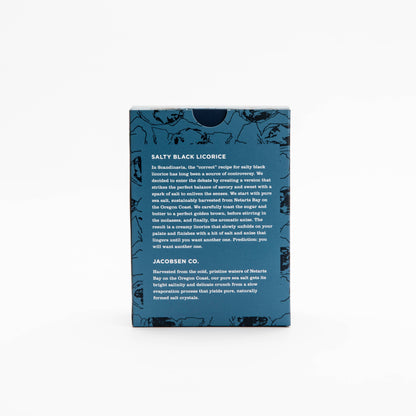 Jacobsen Salt Co. // Salty Black Licorice - Pure Sea Salt Licorice Candy