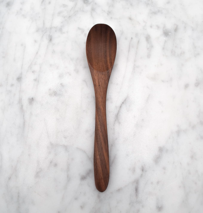 J Brody & Co // 5’’ Walnut Wood Petite Spoon