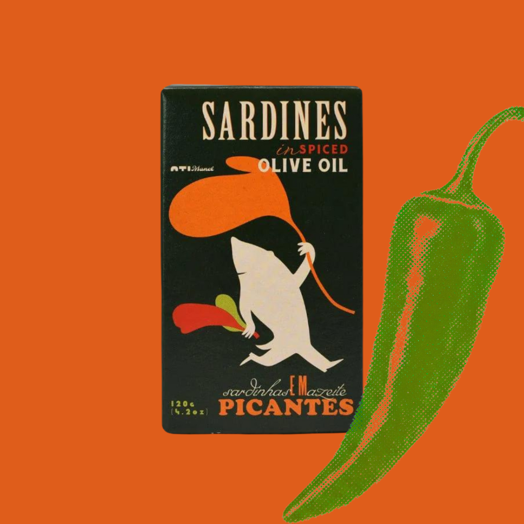 Ati Manel Sardines in Spiced Olive Oil