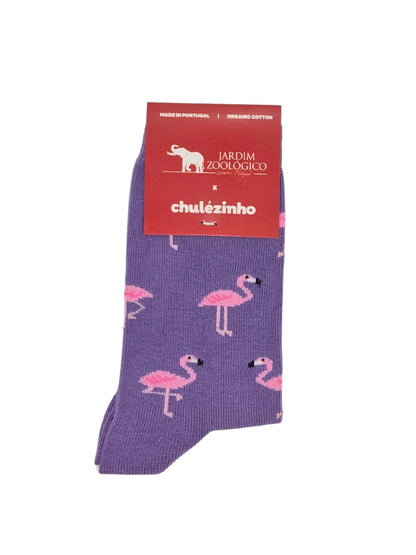 Chulézinho Socks X Lisbon Zoo // Flamingos (KIDS)