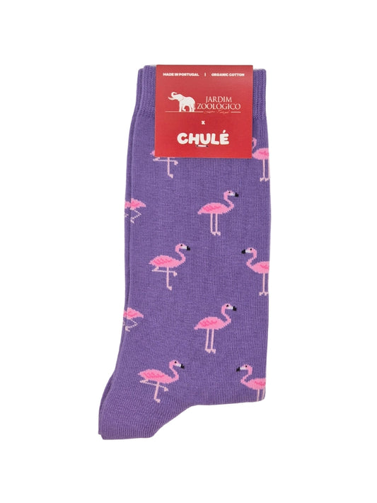 Chulé Socks X Lisbon Zoo // Flamingos (ADULTS)