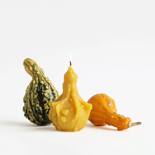 Artifaqt // Gourd Beeswax Candle