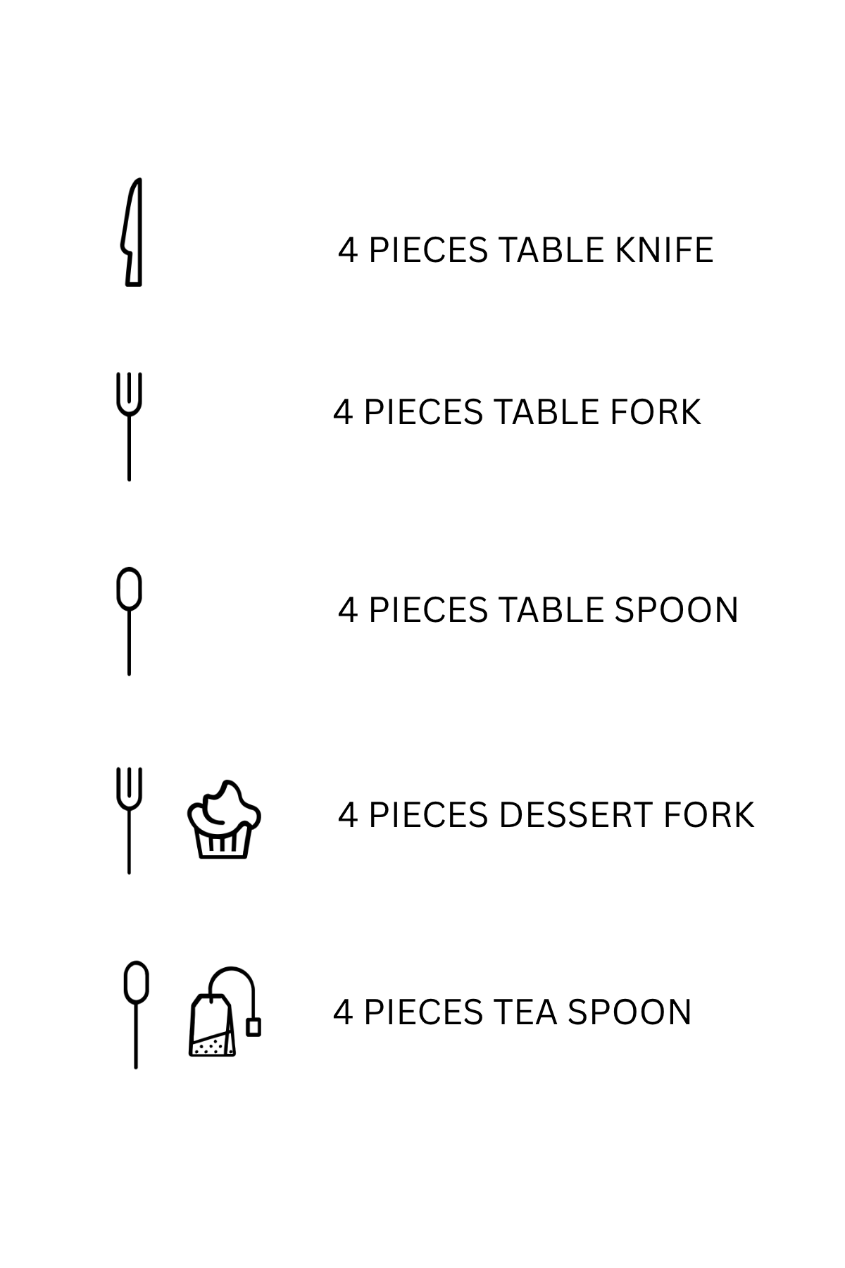 Herdmar Cutlery // Stick Collection (20-piece set)