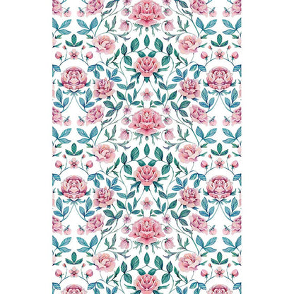 Linen Tea Towel // Vintage Rose