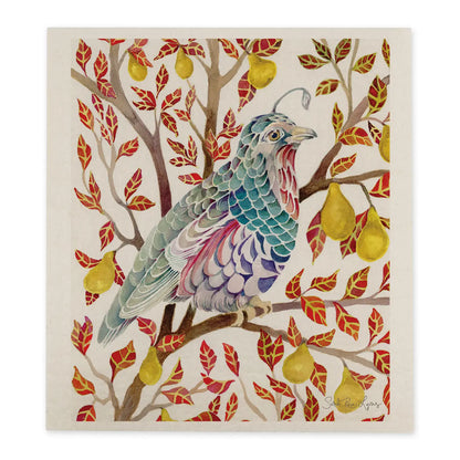 Swedish Dishcloth / "A Partridge in a Pear Tree"