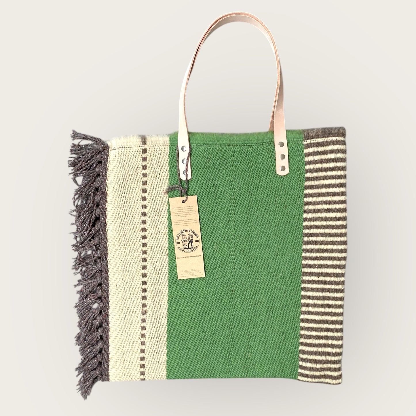 FABRICAAL // Leather & Fringe Large Handbag "Gil"